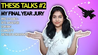 THESIS TALKS #2: My final year JURY of ARCHITECTURE ||Raima Sinha