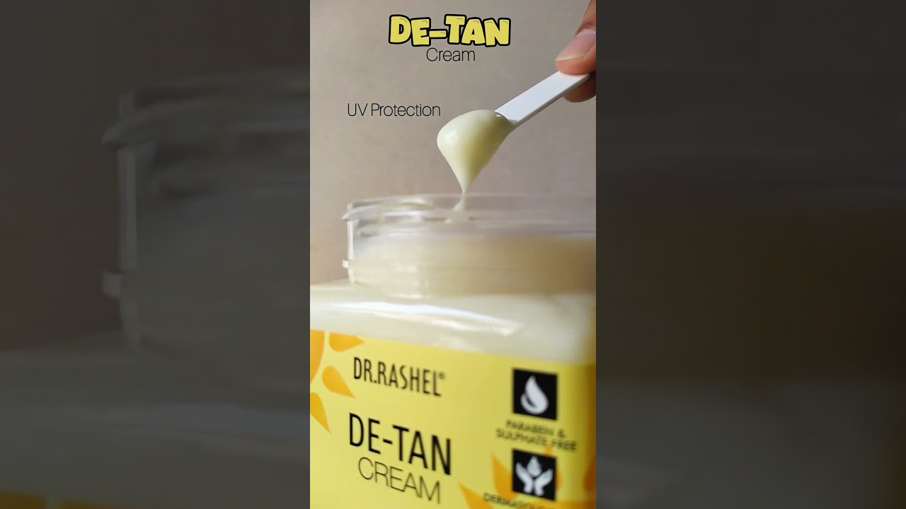 De Tan Cream for Reducing Sun Damage