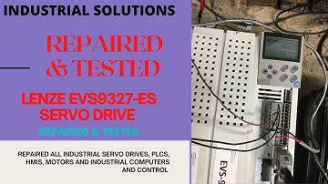 LENZE EVS9327-ES SERVO DRIVE ***REPAIRED & TESTED*** FAULT: NO OUTPUT VOLTAGE U, V ,W