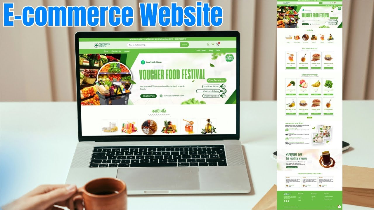 E-commerce Website Design with WordPress & Elementor Pro | Clean & Modern WooCommerce Store
