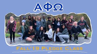 APO Fall '19 Pledge Class Video | Friends Theme