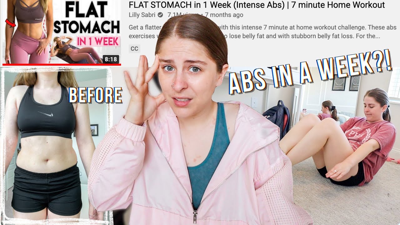1 Week Flat Stomach Workout (Intense!) 