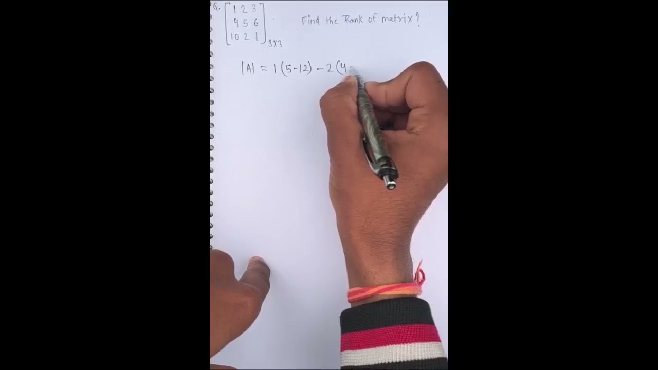 Rank of Matrix in Hindi | Step by Step Method | Engizone