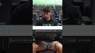 Designing a custom football helmet with AI 🤯 #shorts Designing a custom football helmet with AI 🤯 #shorts