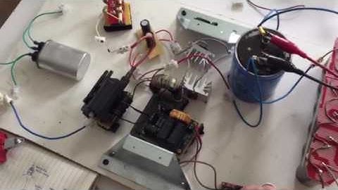 ZVS spark gap tesla,kapanadze experiment