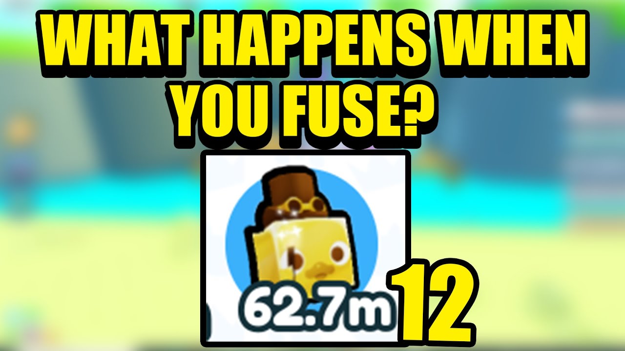 What happens when you fuse 12 Golden Ducky Magician? | Pet Simulator X Roblox