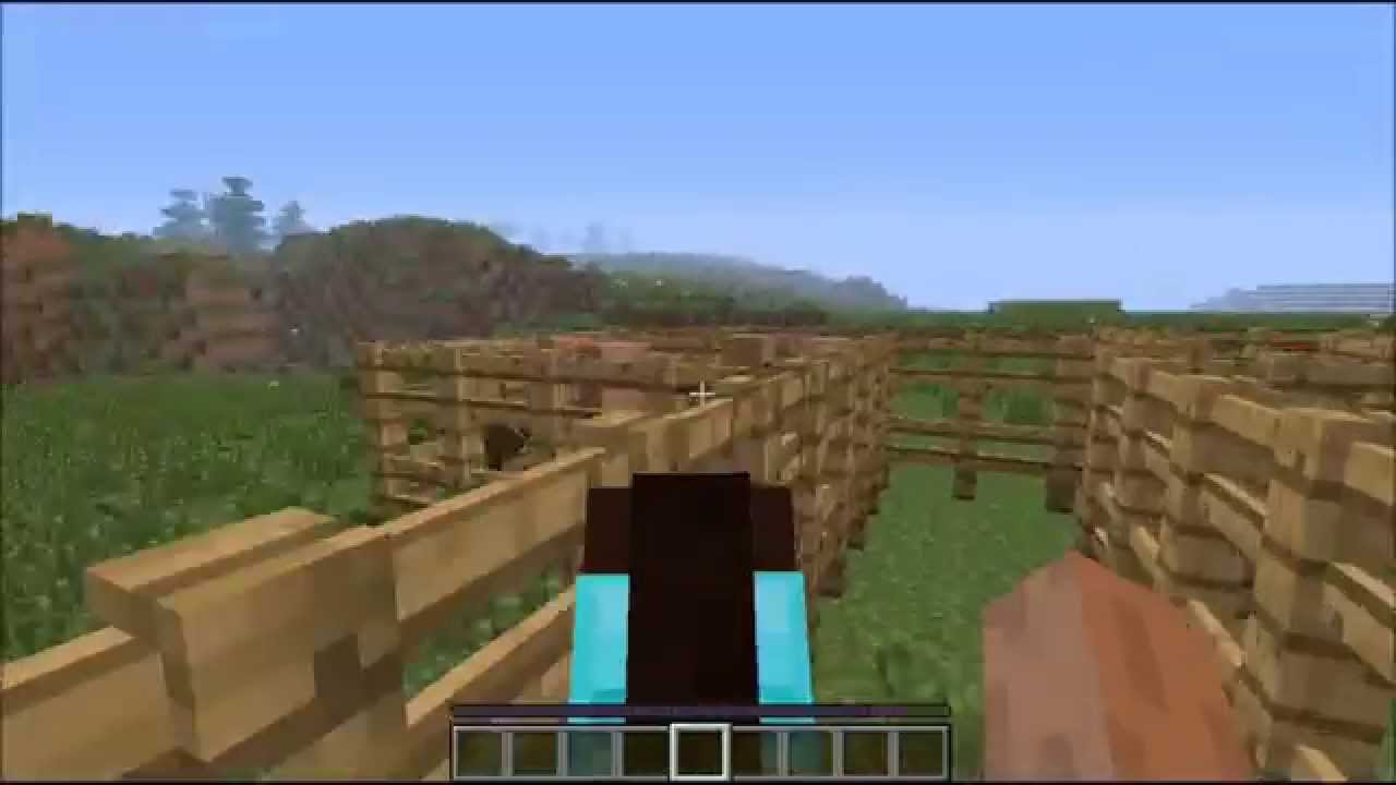 Pferderennbahn in Minecraft 13w17a /13w16a /13w16b /1.6