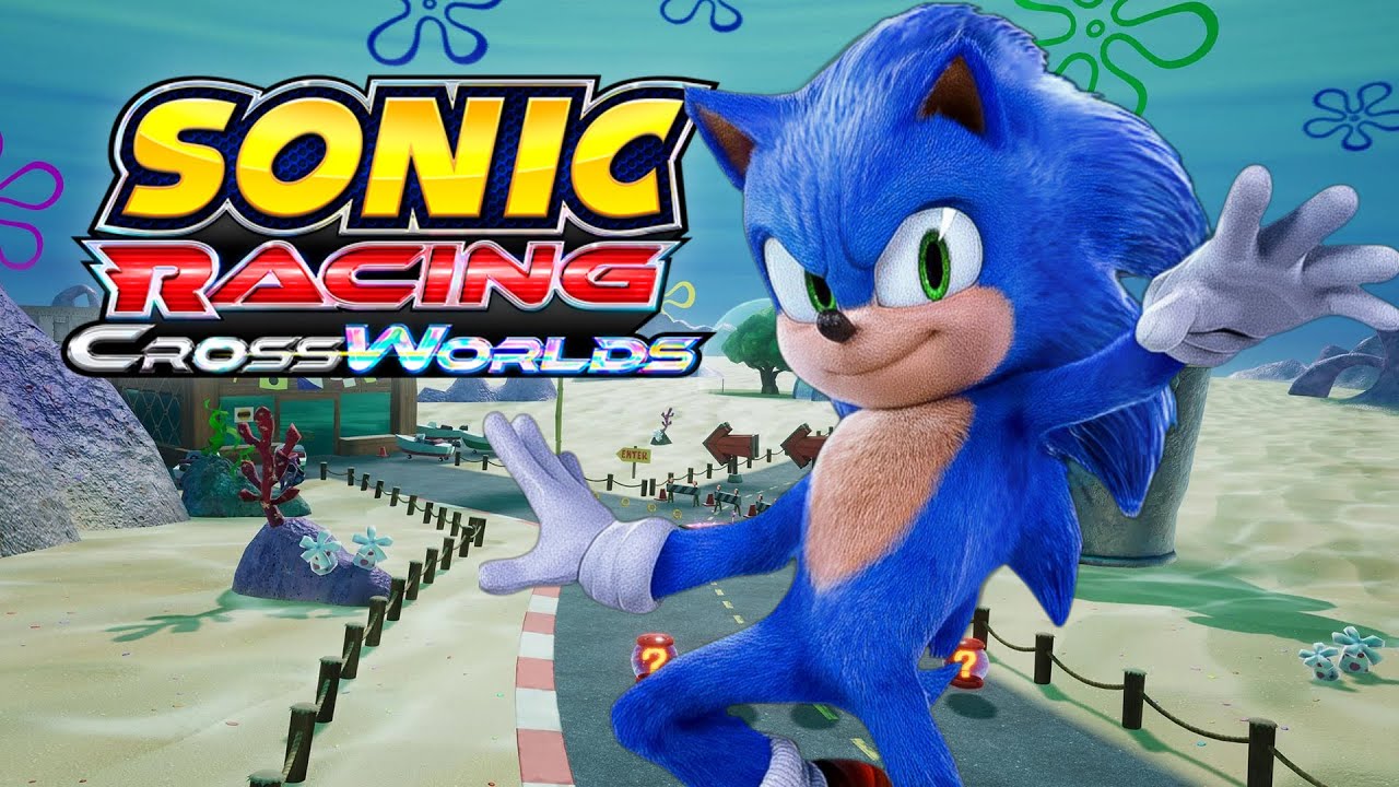 Sonic Racing CrossWorlds PC - Movie Sonic Mod