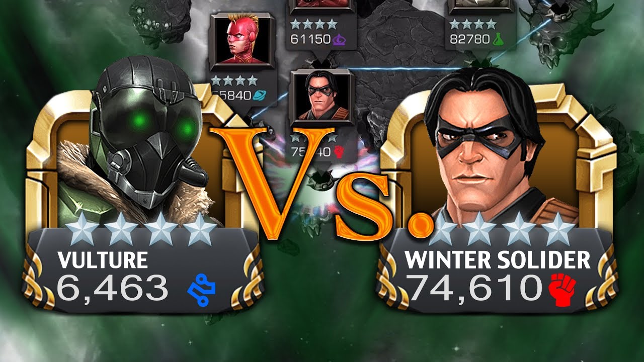 Vulture Vs. Rol. Winter Soldier [You're Messing with the Birdman!] - Marvel: Contest of Champions