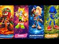 Sonic Dash Speed Run Challenge🏆🏃|Which Character is BEST ?| reindeer🆚 marin🆚 valantine 🆚 metal