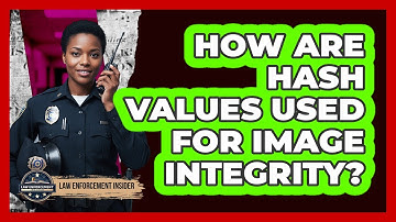 How Are Hash Values Used for Image Integrity?