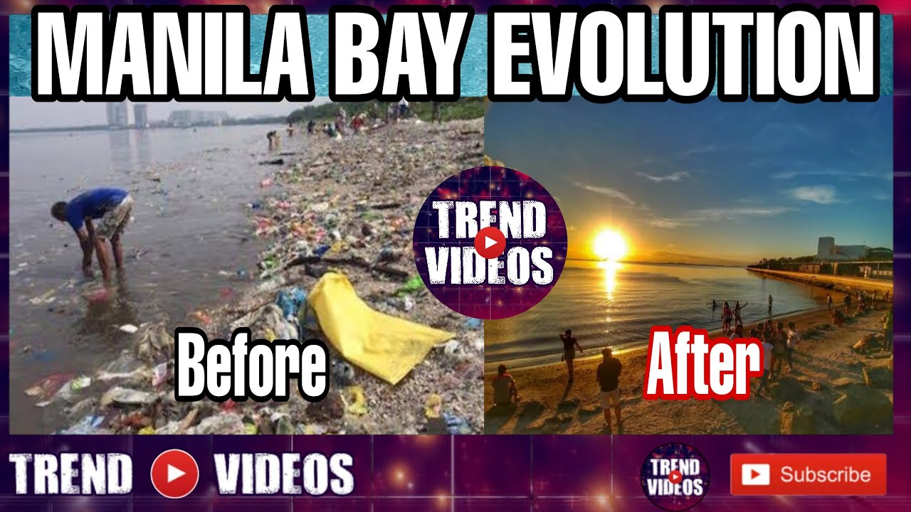 Before & After of Manila Bay Evolution After 30 years Only in Duterte