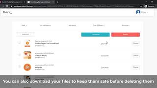 How to delete slack files in bulk