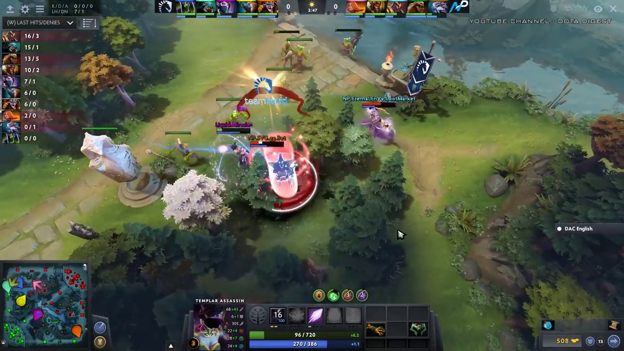 Liquid vs NP DAC 2017 Highlights Dota 2