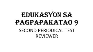 Second Periodical Exam Reviewer in ESP 9 by javlogs143
