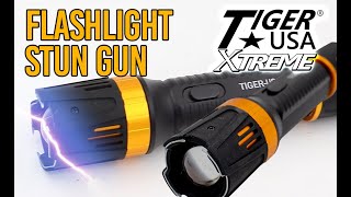 90 Mill Volt Tiger USA Xtreme® Flashlight Stun Gun