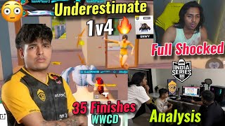 Jonathan 1v4 Sinewy 😳Spower Full Shocked 🔥Underestimate 😮Players Bgis Analysis 😧Godl 35 Finishes 