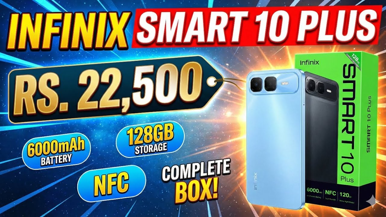 Rs.22,500 Ka Beast Mobile 😱 | Infinix Smart 10 Plus Full Review