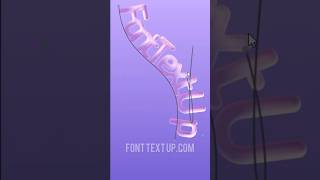 Creative Text Warping Along a Custom Path.Useful for graphic design typography. #font #typography