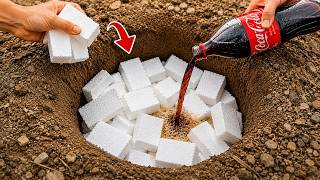 Pour Coca-Cola and Styrofoam into a hole! Millions of people will be shocked by the result.
