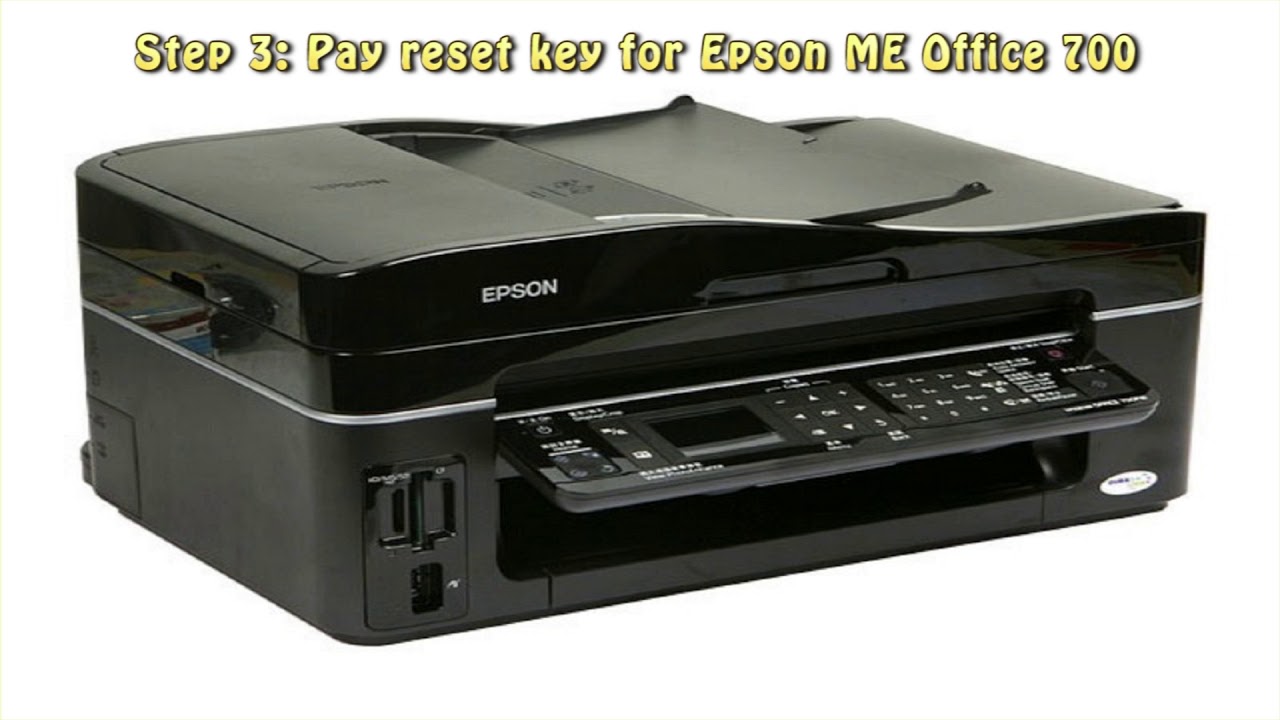 Reset Epson ME Office 700 Waste Ink Pad Counter