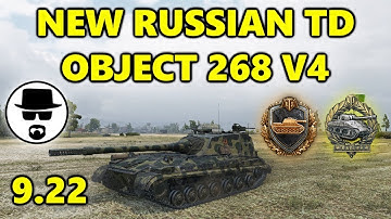 World of Tanks - New Russian TD Object 268 Version 4 - 11K Damage 8 Kills - 8K Block