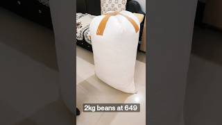 2kg beans for bean bags at 650 rupees