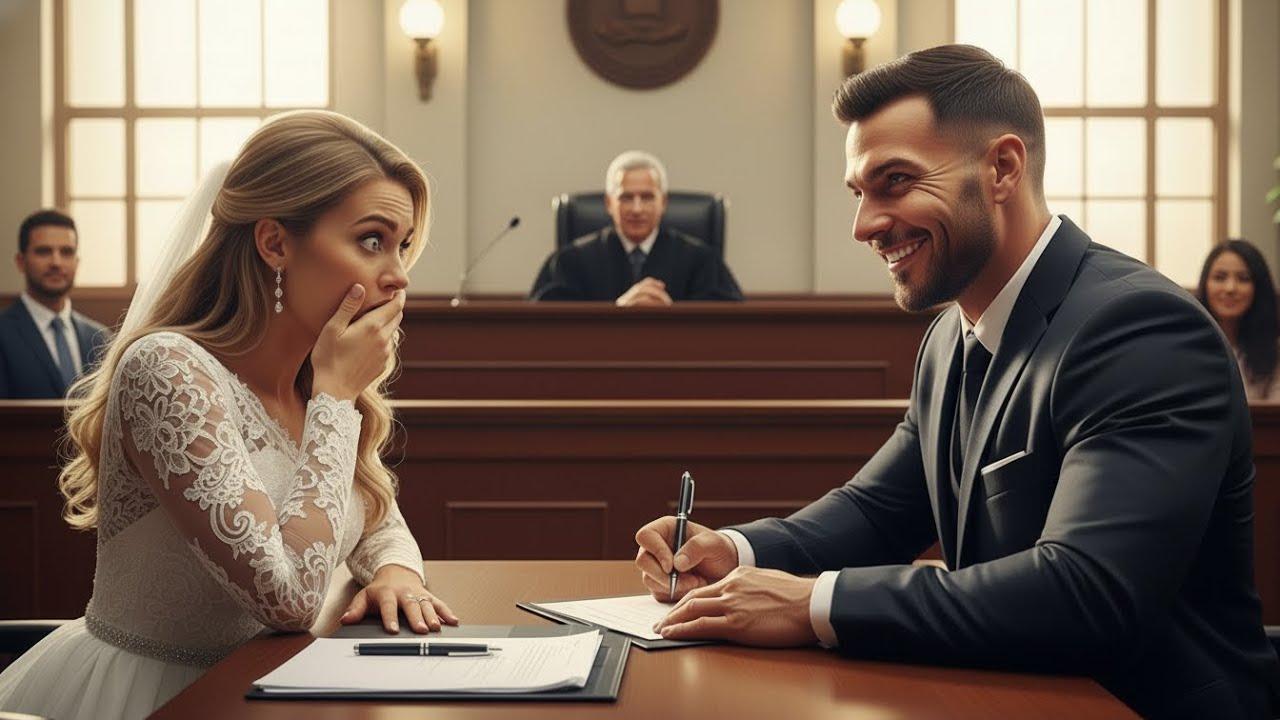 He Laughed Signing The Divorce Papers Until The Judge Read The Will