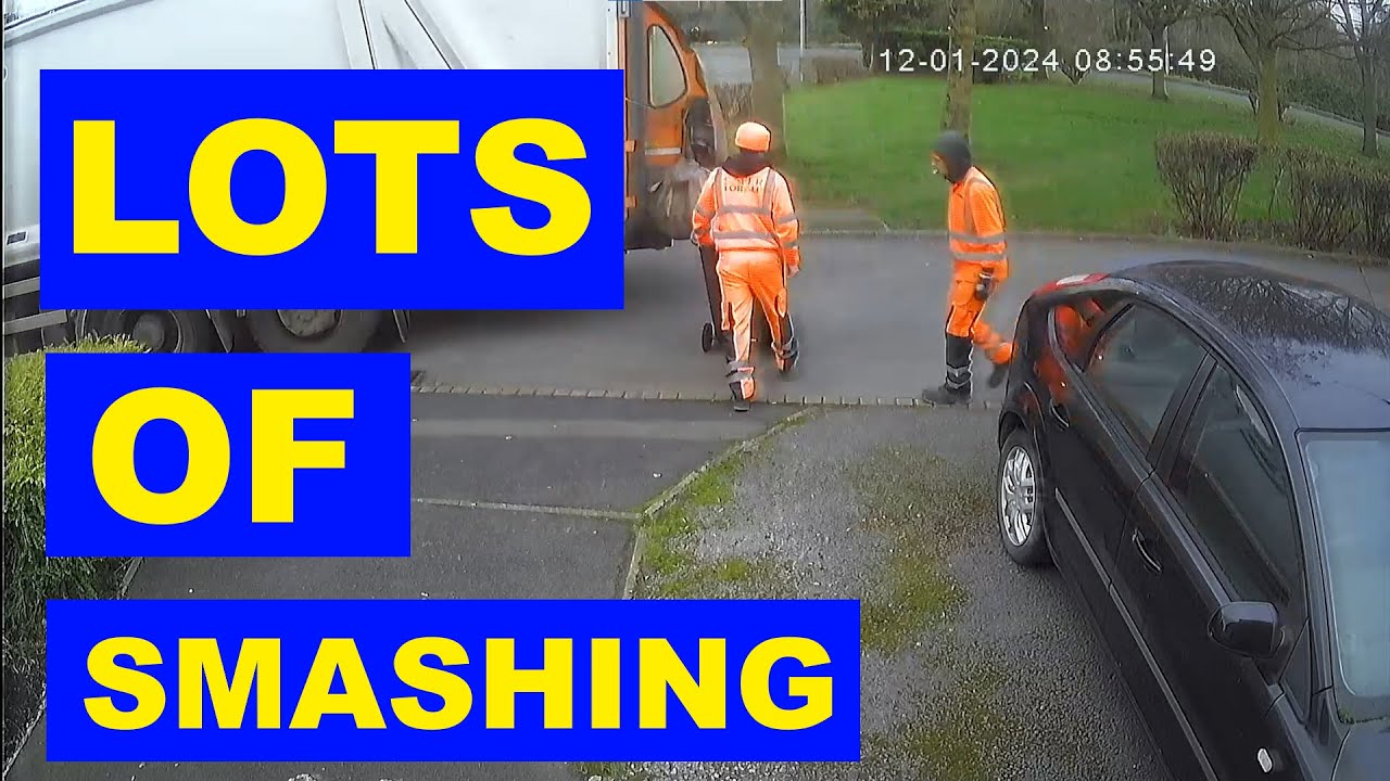 Wiltshire Council mixed dry recycling waste collection 12/01/2024 YouTube