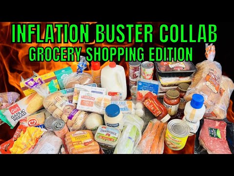 INFLATION BUSTER COLLAB | GROCERY SHOPPING EDITION | $100 for 2 WEEKS CAN I DO IT?
