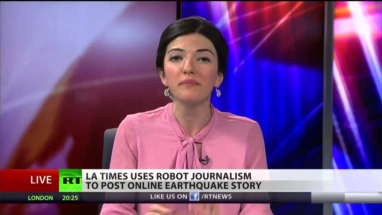 "Quake bot" bests human journalists