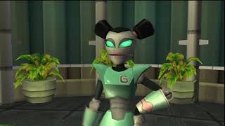Ratchet and Clank - Beta Helpdesk Girl audio, overlaid on final cutscene