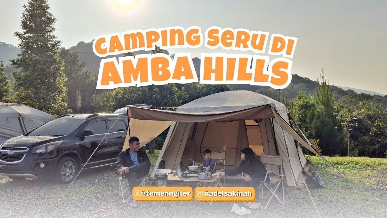 REKOMENDASI CAMPING VIRAL PUNCAK BOGOR | AMBA HILLS: Staycation Mewah View Gunung 360°