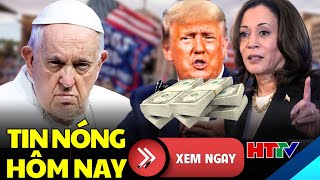 Thế Giới Nổi Bật: Giáo Hoàng Cáo Buộc Trump Harris "coi thường mạng sống" ;  Trump có thêm 200tr USD