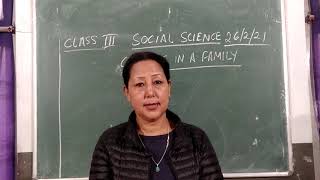 Class 3 Social Studies Chapter 1 - Changes In A Family - Explanation Of The Questions and Answers