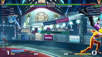 KOF XVI - Benimaru double Max Mode combo
