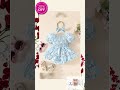 Children's Bunny Print Smocked Dress & Headband Set