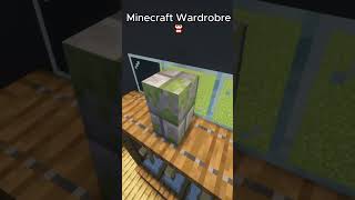 Minecraft wardrobe shorts!  #minecraft#buildhacks#shorts#trending #tiktok#gaming#tutorial#short