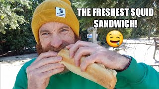 Beard Bites! The FRESHEST Squid Sandwich in Madrid 🇪🇸