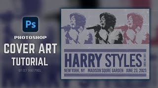 Harry styles cover art Tutorial | Photoshop tutorial + Free PSD
