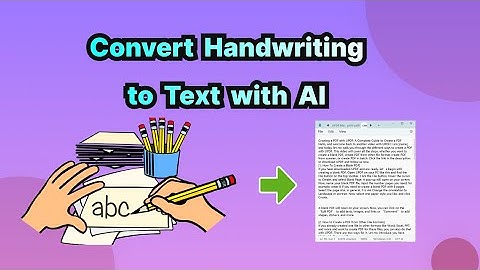 How to Convert Handwriting to Text with AI (Mobile and Desktop) - UPDF AI