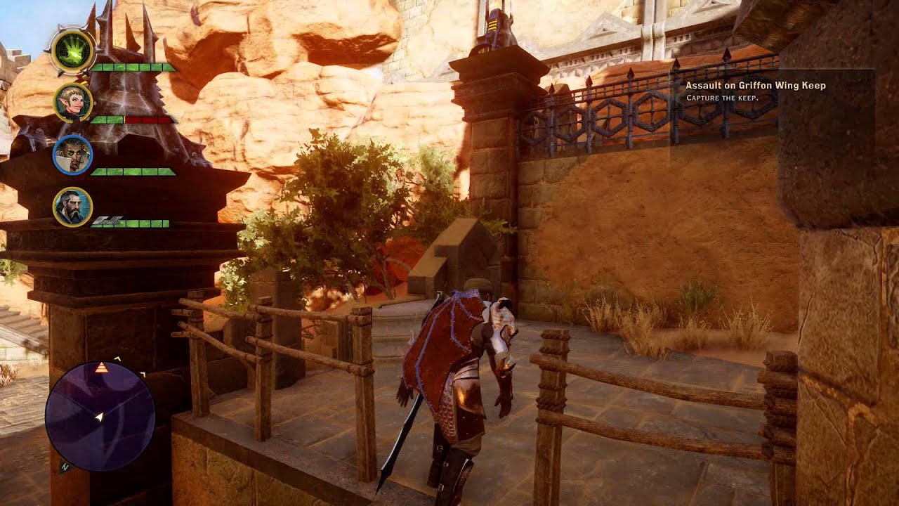 Dragon Age: Inquisition - Assault on Griffon Wing Keep: Zealot Macrinus Bossfight & Raise Flag Scene