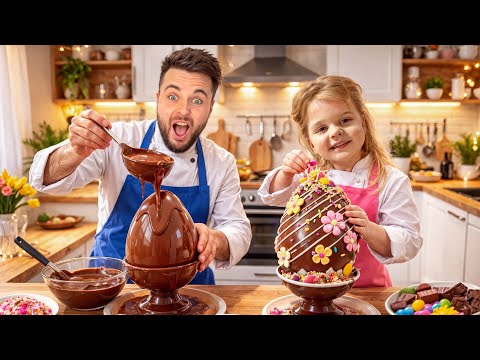 We Tried Making a Giant Easter Egg (Daughter & Daddy)
