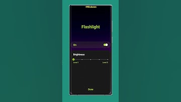 Adjust Flashlight Brightness on Samsung #shorts