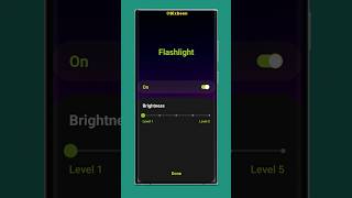 Adjust Flashlight Brightness on Samsung #shorts screenshot 5