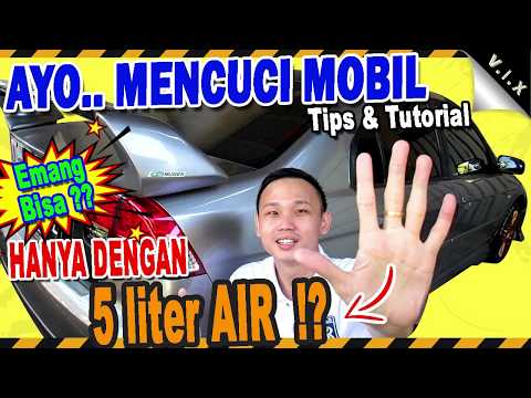 Mencuci Mobil Hemat Air mudah dan cepat dengan 5 liter air saja | Cuci mobil otomatis cuci salju. 