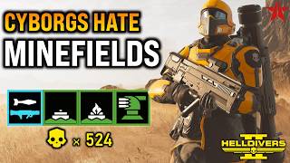 Helldivers 2 - CYBORGS hate Mines! Super Helldive (SOLO Full Clear)