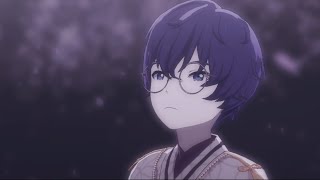 Admiring the Flowers