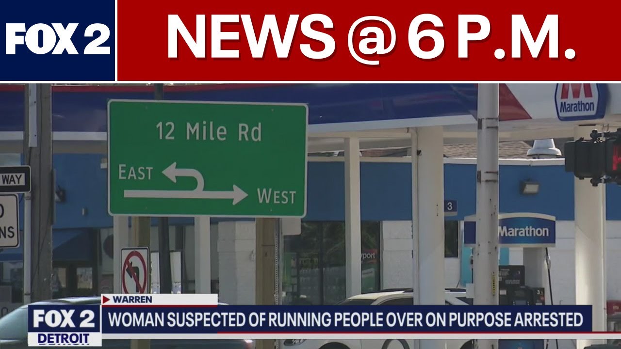 5 injured in Warren crashes, mysterious object flying in Ann Arbor, concert at the Big House and mor