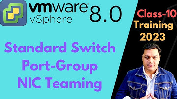 Cconfigure Port Group in VMware vSphere Standard Switch ! VMware vSphere esxi 8.0 !